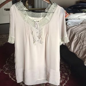 C. Luce Beige babydoll dress